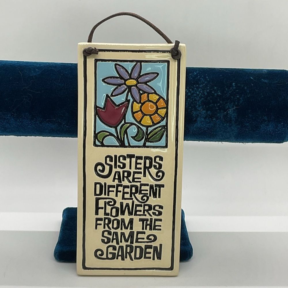 Spooner Creek Pottery Sisters Plaque